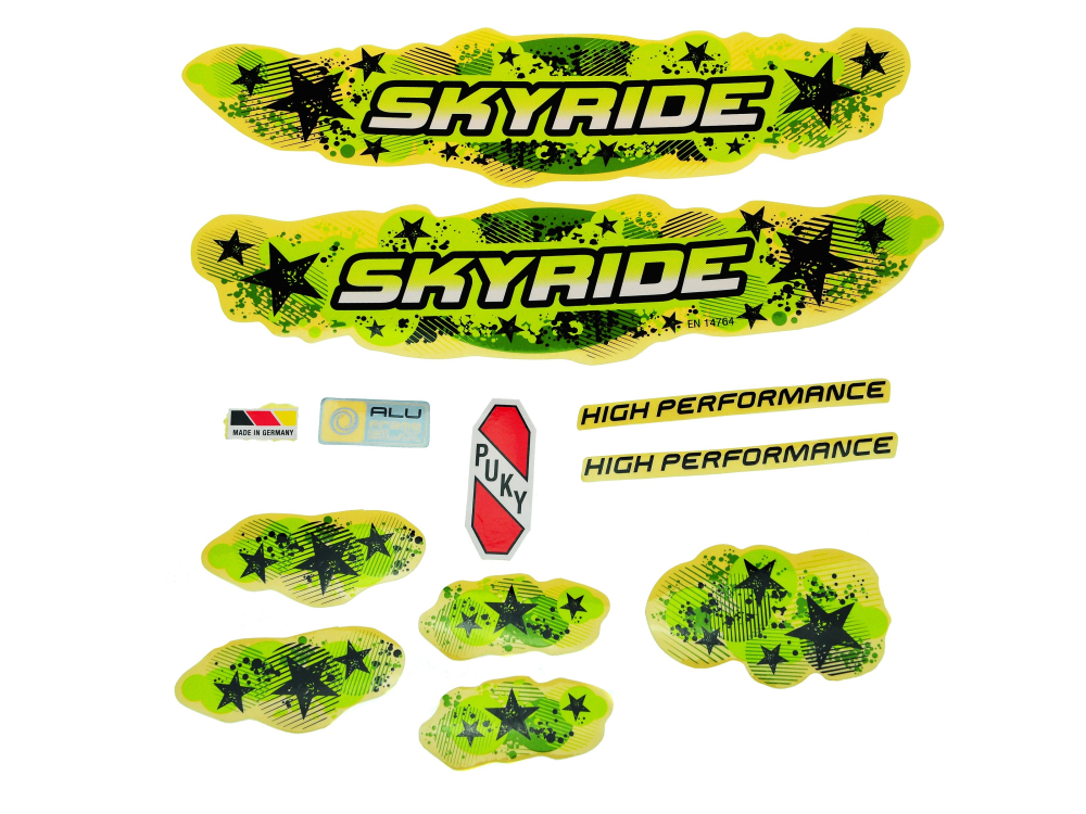 Dekorsatz 20 Skyride kiwi/schw 0